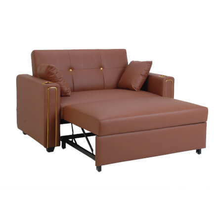 โซฟาเบด MONO FURNITURE รุ่น VALENCIA สีน้ำตาล_1